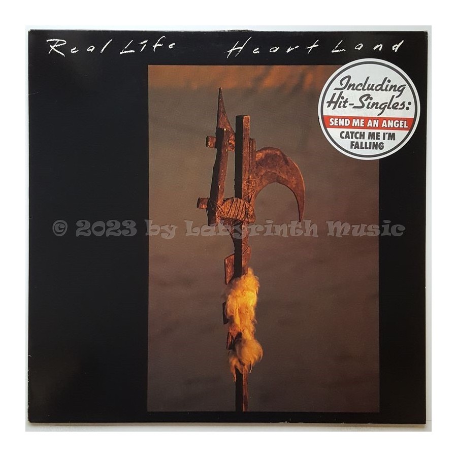 Real Life - Heartland • 12" Vinyl LP • EX - Labyrinth Music