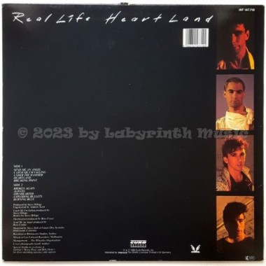 Real Life - Heartland • 12" Vinyl LP • EX - Labyrinth Music