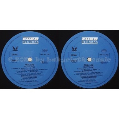 Real Life - Heartland • 12" Vinyl LP • EX - Labyrinth Music