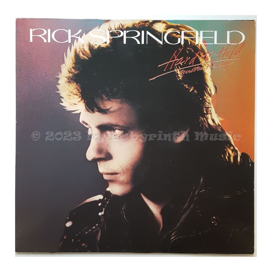 Rick Springfield - Hard To Hold - Soundtrack Recording • 12" Vinyl LP • EX - Labyrinth Music