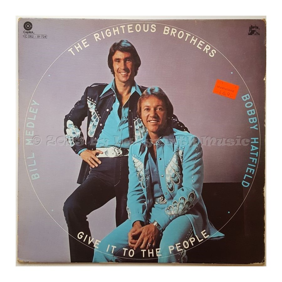 Righteous Brothers - Give It To The People • 12" Vinyl LP • EX - Labyrinth Music