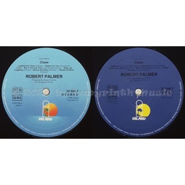 Robert Palmer - Clues • 12" Vinyl LP • NM - Labyrinth Music