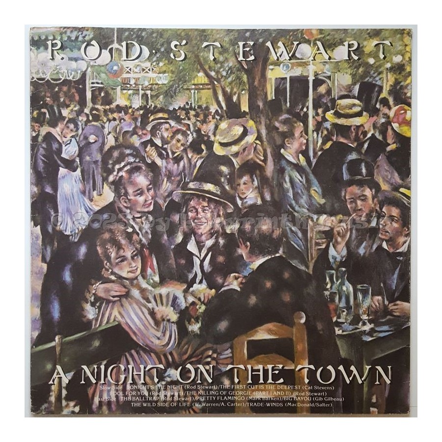 Rod Stewart - A Night On The Town • 12" Vinyl LP • EX - Labyrinth Music