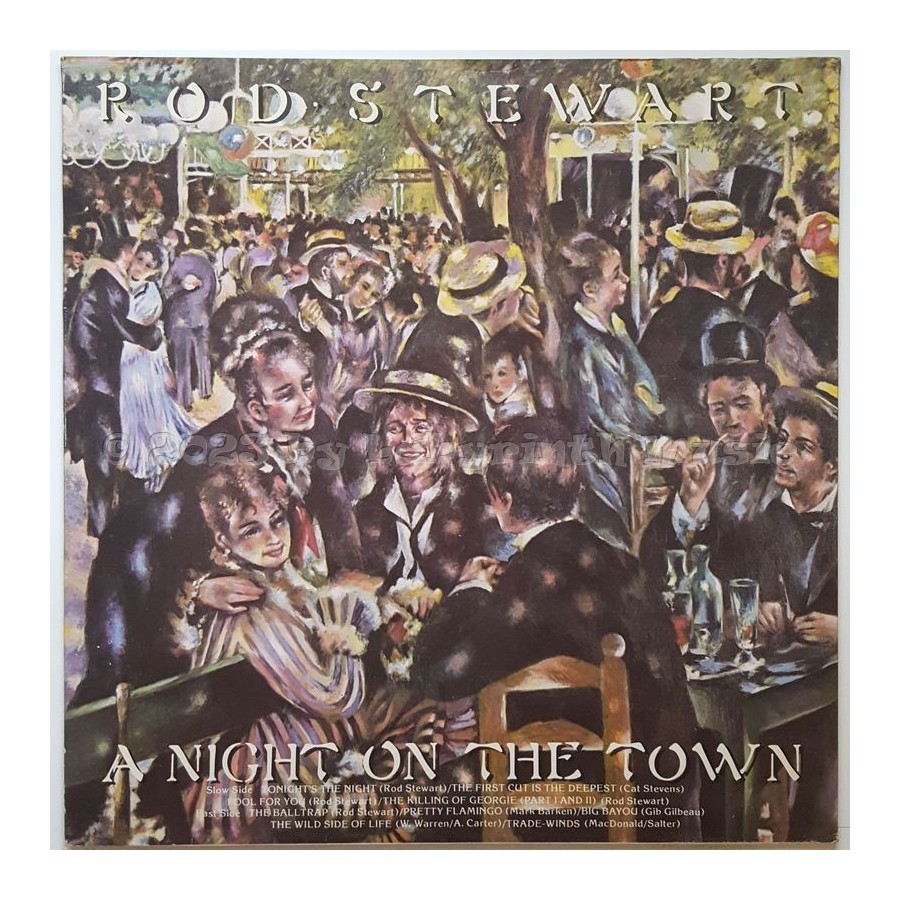 Rod Stewart - A Night On The Town • 12" Vinyl LP • NM - Labyrinth Music