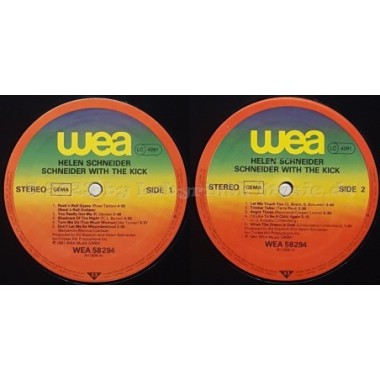 Helen Schneider - Schneider With The Kick • 12" Vinyl LP • EX - Labyrinth Music