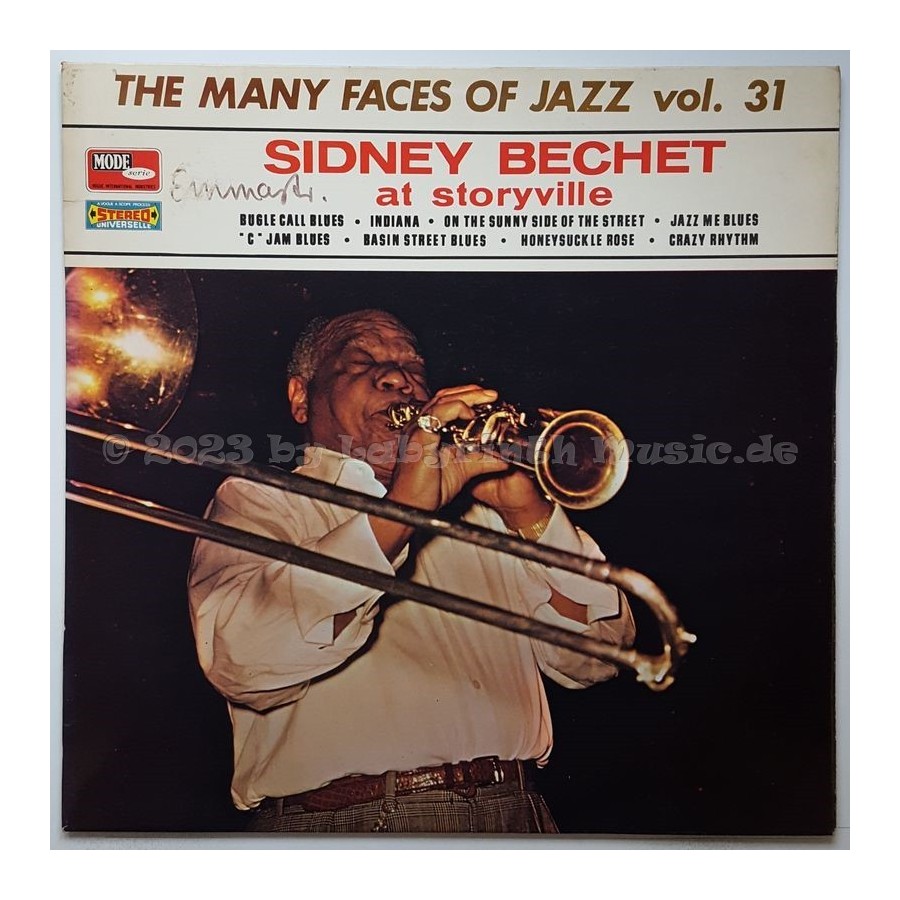 Sidney Bechet - At Storyville • 12" Vinyl LP • EX - Labyrinth Music