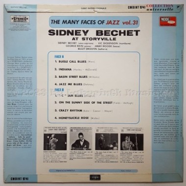 Sidney Bechet - At Storyville • 12" Vinyl LP • EX - Labyrinth Music
