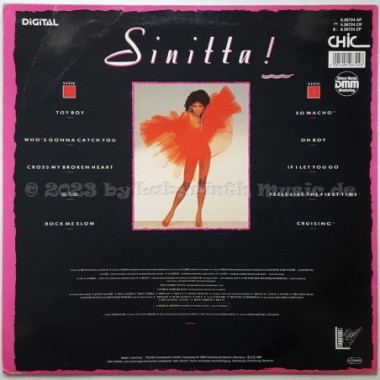 Sinitta - Sinitta • 12" Vinyl LP - Labyrinth Music