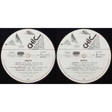 Sinitta - Sinitta • 12" Vinyl LP - Labyrinth Music