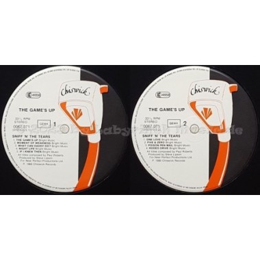 Sniff 'n' The Tears - The Game's Up • 12" Vinyl LP • EX - Labyrinth Music