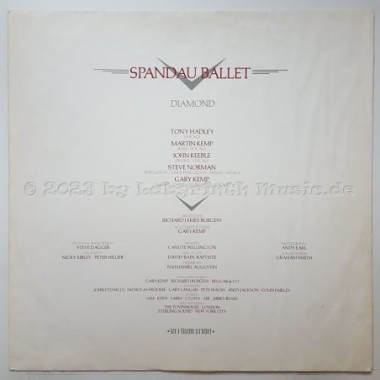 Spandau Ballet - Diamond • 12" Vinyl LP - Labyrinth Music