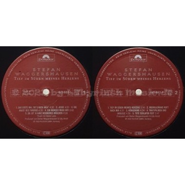 Stefan Waggershausen - Tief Im Süden Meines Herzens • 12" Vinyl LP • EX - Labyrinth Music