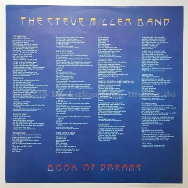 Steve Miller Band - Book Of Dreams • 12" Vinyl LP - Labyrinth Music