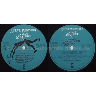 Steve Winwood - Arc Of A Diver • 12" Vinyl LP - Labyrinth Music