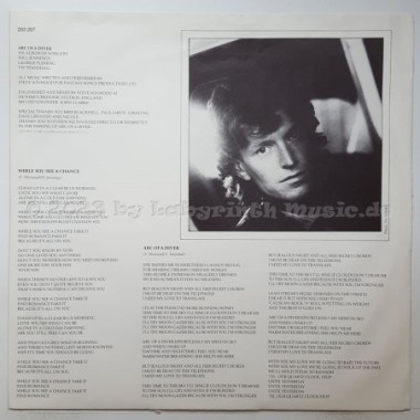 Steve Winwood - Arc Of A Diver • 12" Vinyl LP - Labyrinth Music