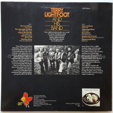 Terry Lightfoot And His Band - Terry Lightfoot And His Band • 12" Vinyl LP • EX - Labyrinth Music