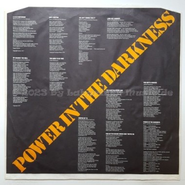 Tom Robinson Band - Power In The Darkness • 12" Vinyl LP - Labyrinth Music