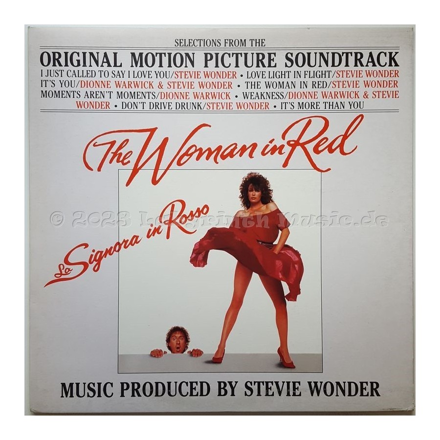 Stevie Wonder - The Woman In Red • Original Motion Picture Soundtrack • 12" Vinyl LP • EX - Labyrinth Music