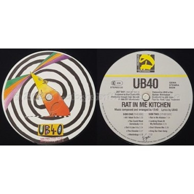 UB40 - Rat In The Kitchen • 12" Vinyl LP - Labyrinth Music
