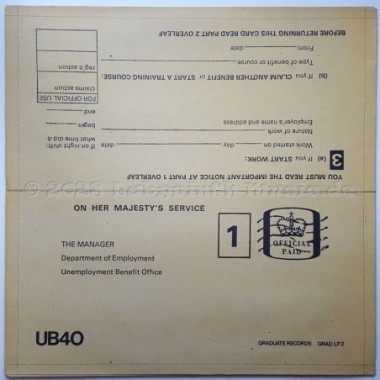 UB40 - Signing Off • 12" Vinyl LP - Labyrinth Music