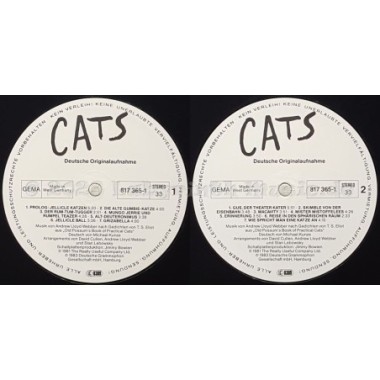 Various - Cats • Deutsche Originalaufnahme • 12" Vinyl LP • EX - Labyrinth Music