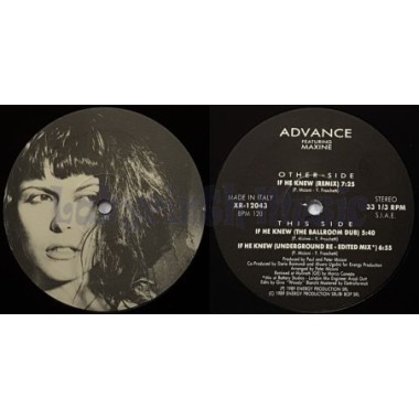Advance Feat. Maxine - If He Knew • Remix • 12" Vinyl Maxi - Labyrinth Music