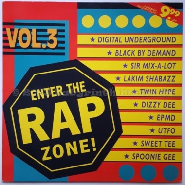 Various - Enter The Rap Zone Vol. 3 • 12" Vinyl LP • EX - Labyrinth Music
