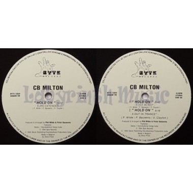 C.B. Milton - Hold On (If You Believe In Love) • 12" Vinyl Maxi • NM - Labyrinth Music