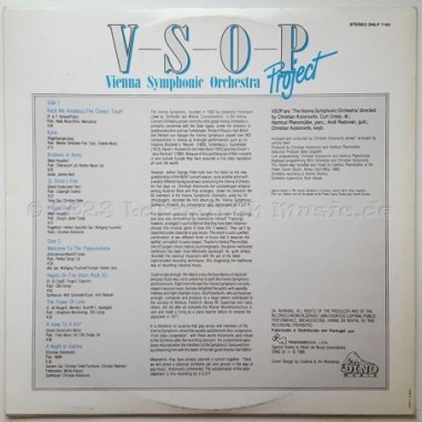 Vienna Symphonic Orchestra Project - The Vienna Symphonic Plays Today's Masterpieces In Popmusic • 12" Vinyl LP - Labyrinth Musi