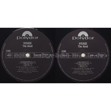 Visage - The Anvil • 12" Vinyl LP - Labyrinth Music