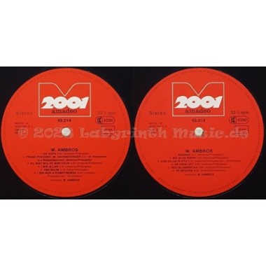 Wolfgang Ambros - W. Ambros • 12" Vinyl LP • EX - Labyrinth Music