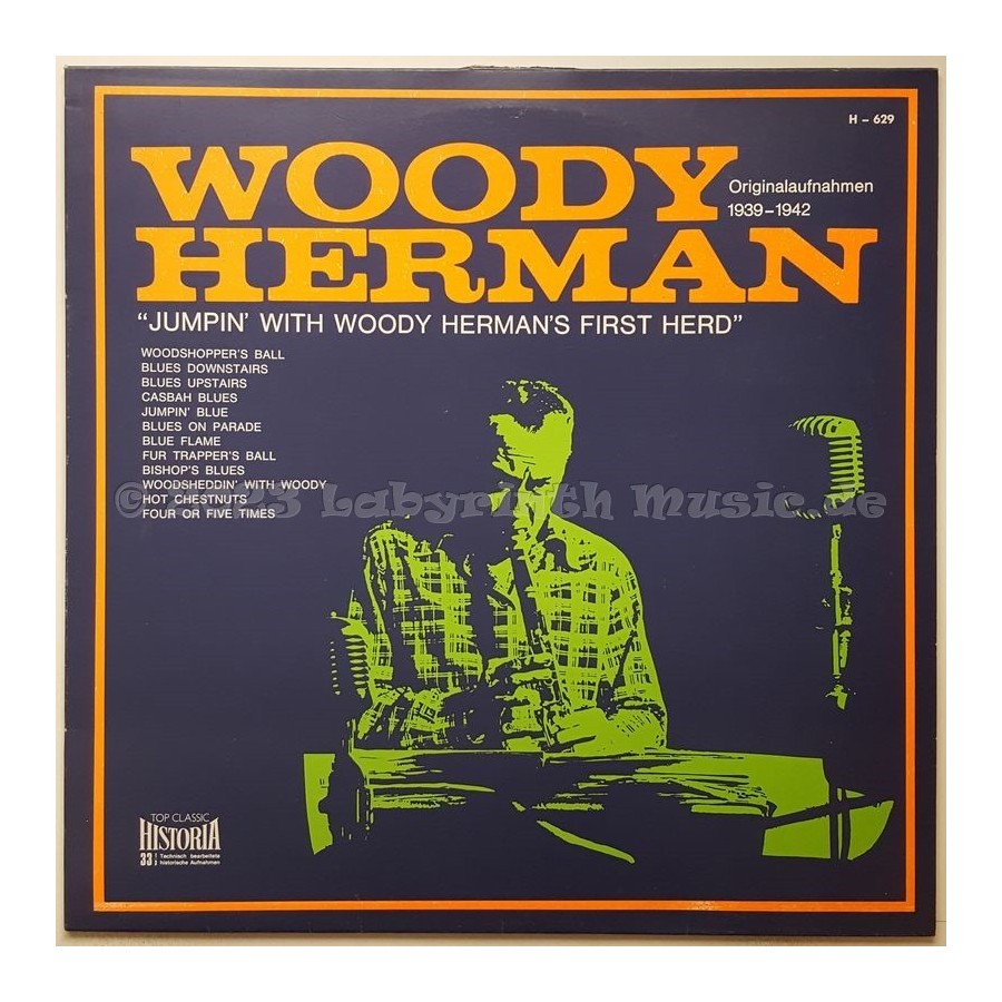 Woody Herman - Jumpin' With Woody Herman's First Herd • 12" Vinyl LP • EX - Labyrinth Music