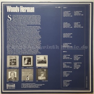 Woody Herman - Jumpin' With Woody Herman's First Herd • 12" Vinyl LP • EX - Labyrinth Music