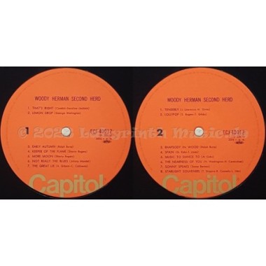 Woody Herman - Second Herd • 12" Vinyl LP • MINT - Labyrinth Music