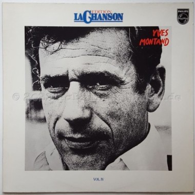 Yves Montand - Edition La Chanson Vol. IV • 12" Vinyl LP • MINT - Labyrinth Music