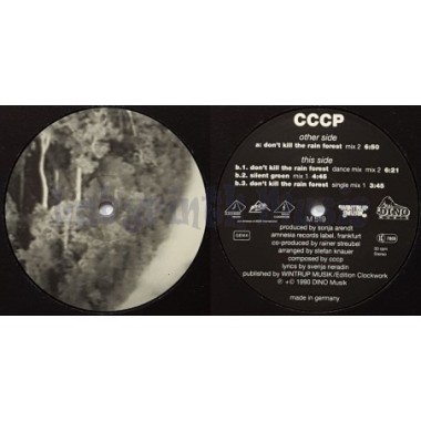 C.C.C.P. - Don't Kill The Rain Forest • 12" Vinyl Maxi • EX - Labyrinth Music