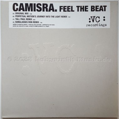 Camisra - Feel The Beat • 12" Vinyl Maxi • MINT - Labyrinth Music