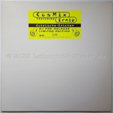 Cosmix  Feat. Ernie - Quietsche-Entchen • 12" Vinyl Maxi • MINT - Labyrinth Music