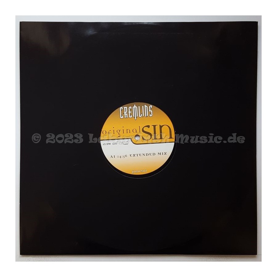 Cremlins - Original Sin • 12" Vinyl Maxi • MINT - Labyrinth Music