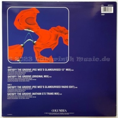 Culture Shock - Satisfy The Groove • 12" Vinyl Maxi • MINT - Labyrinth Music