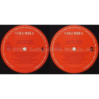 Culture Shock - Satisfy The Groove • 12" Vinyl Maxi • MINT - Labyrinth Music