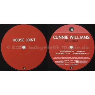 Cunnie Williams Feat. Monie Love - Saturday • 12" Vinyl Maxi • MINT - Labyrinth Music