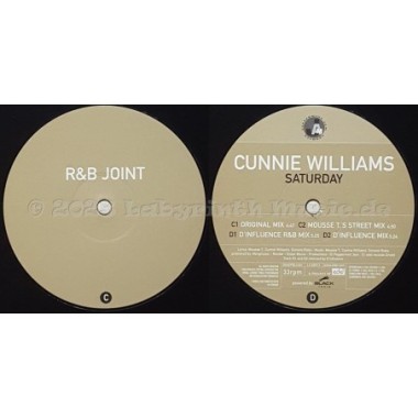 Cunnie Williams Feat. Monie Love - Saturday • 12" Vinyl Maxi • MINT - Labyrinth Music