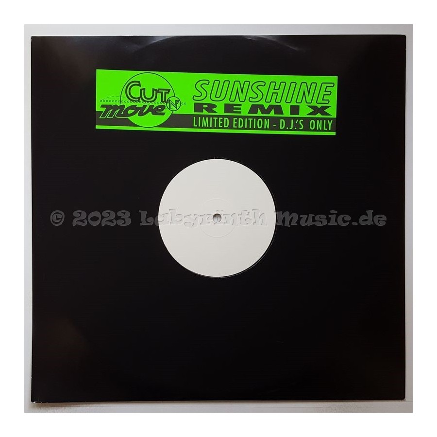 Cut 'n' Move - Sunshine Remix • 12" Vinyl Maxi • MINT - Labyrinth Music