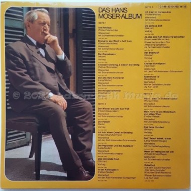 Hans Moser - Das Goldene Wiener Herz • 12" Vinyl LP • MINT - Labyrinth Music
