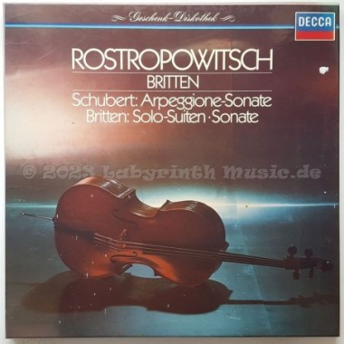 Various - Arpeggione-Sonate / Solo-Suiten Sonate • 12" Vinyl LP - Labyrinth Music