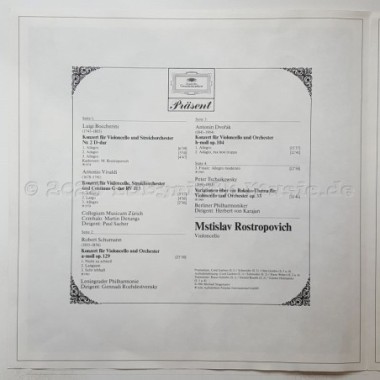 Various - Konzerte Für Violoncello Und Orchester • 12" Vinyl LP • EX - Labyrinth Music