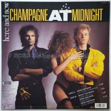 Champagne At Midnight - Here And Now • U.K. Cool-Club Remix • 12" Vinyl Maxi • MINT - Labyrinth Music