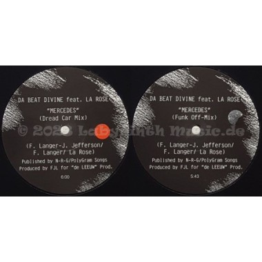 Da Beat Divine Feat. La Rose - Mercedes • 12" Vinyl Maxi - Labyrinth Music