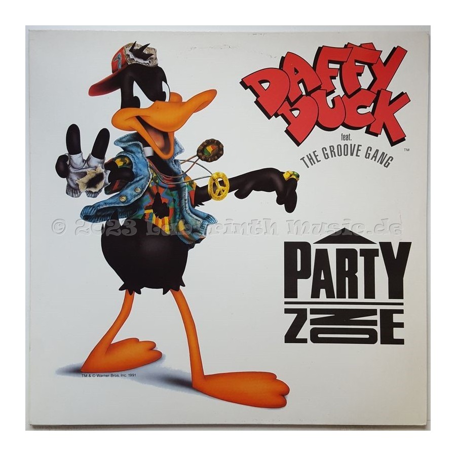 Daffy Duck Feat. The Groove Gang - Party Zone • 12" Vinyl Maxi • MINT - Labyrinth Music